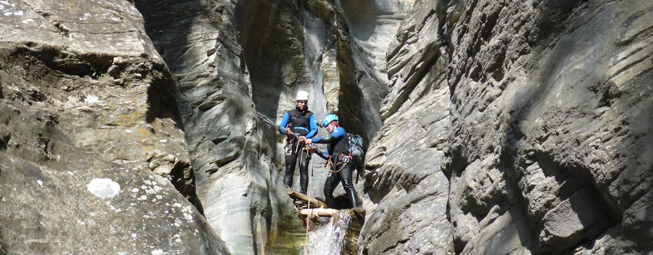 Canyoning, Schluchteln Schweiz